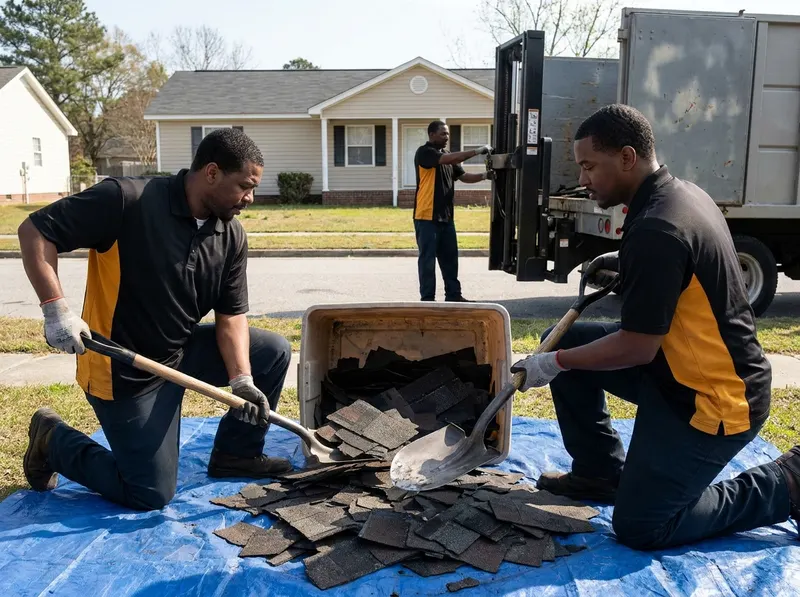 Roofing Shingle Tear-Off Collection in Fayetteville, NC